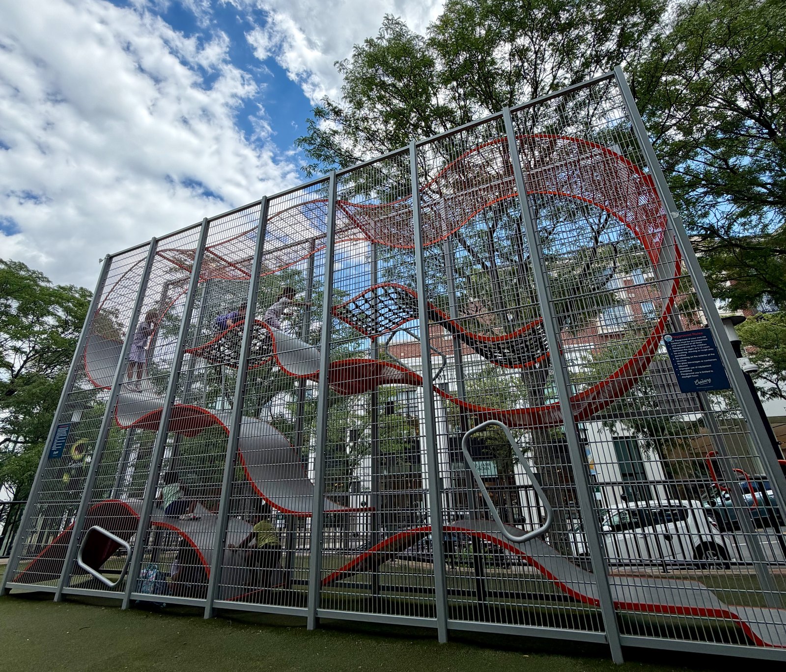 Clarendon playground climbing structure